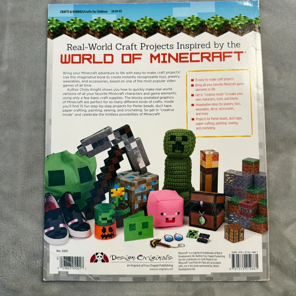 Craft Projects for‎ Minecraft & Pixel Art Fans Book – Choly Knight